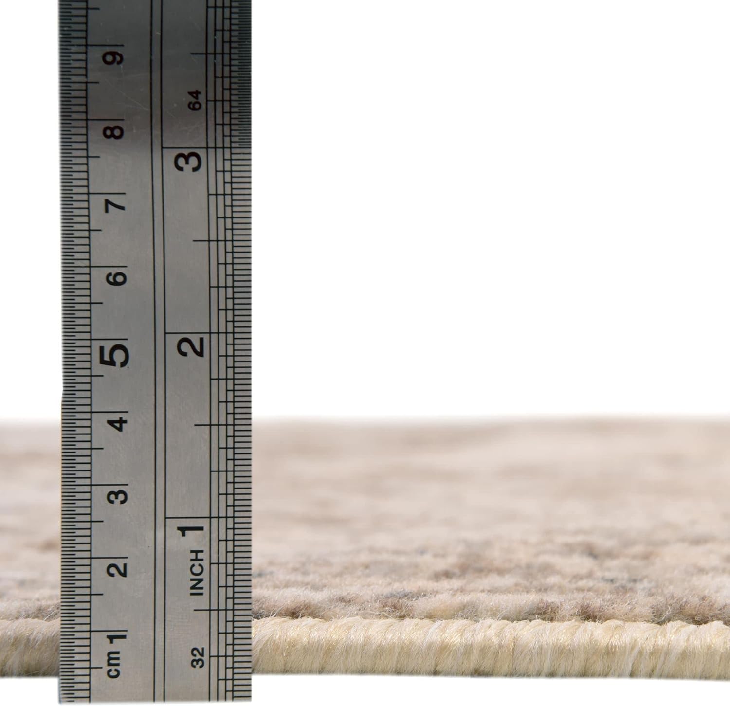 Rugs.com Mojave Collection Rug – 8' x 10' Cream Medium Rug Perfect for Living Rooms, Large Dining Rooms, Open Floorplans