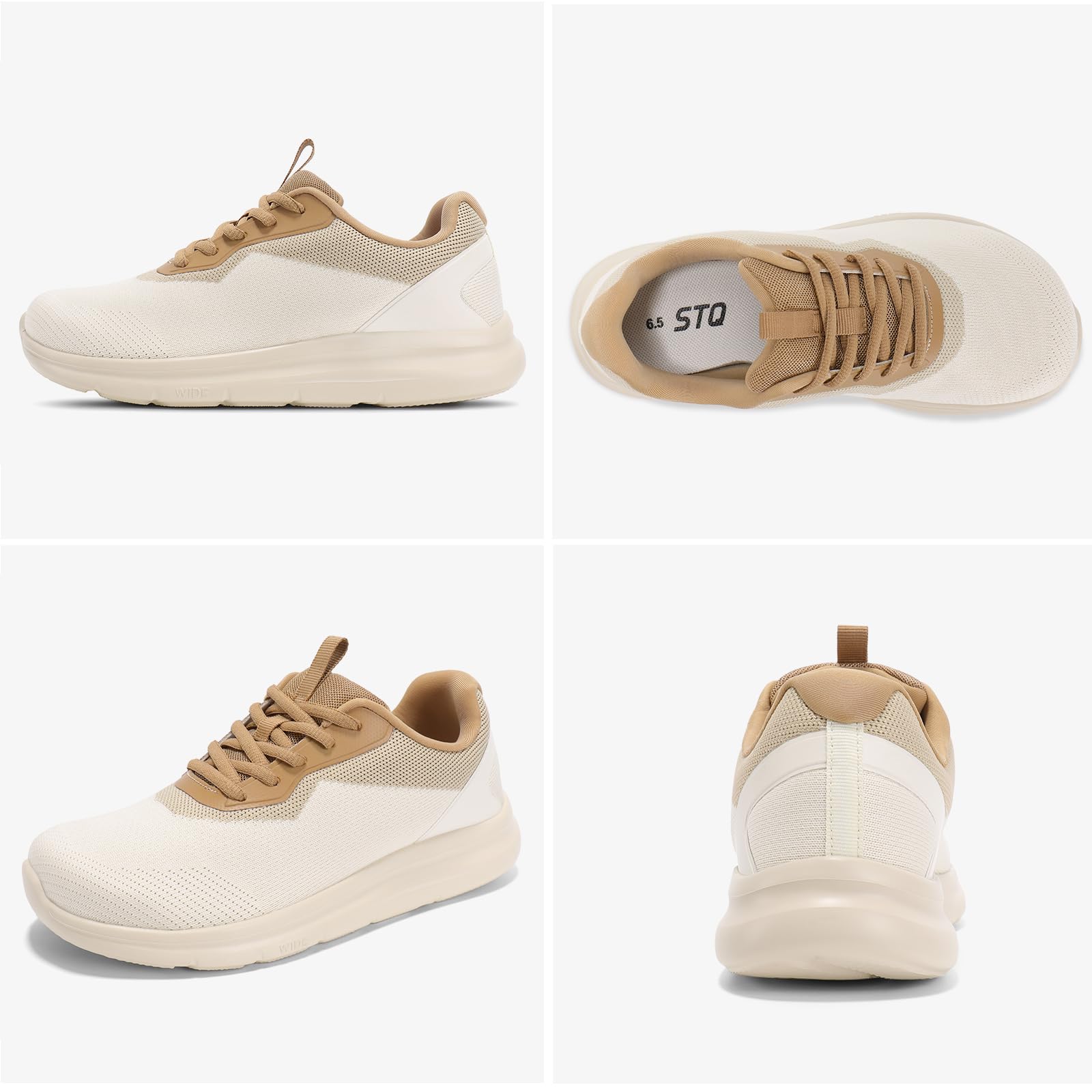 STQ Scarpe da corsa larghe da donna leggere scarpe sportive larghe comode scarpe ortopediche per alluce valgo a martello Odemen