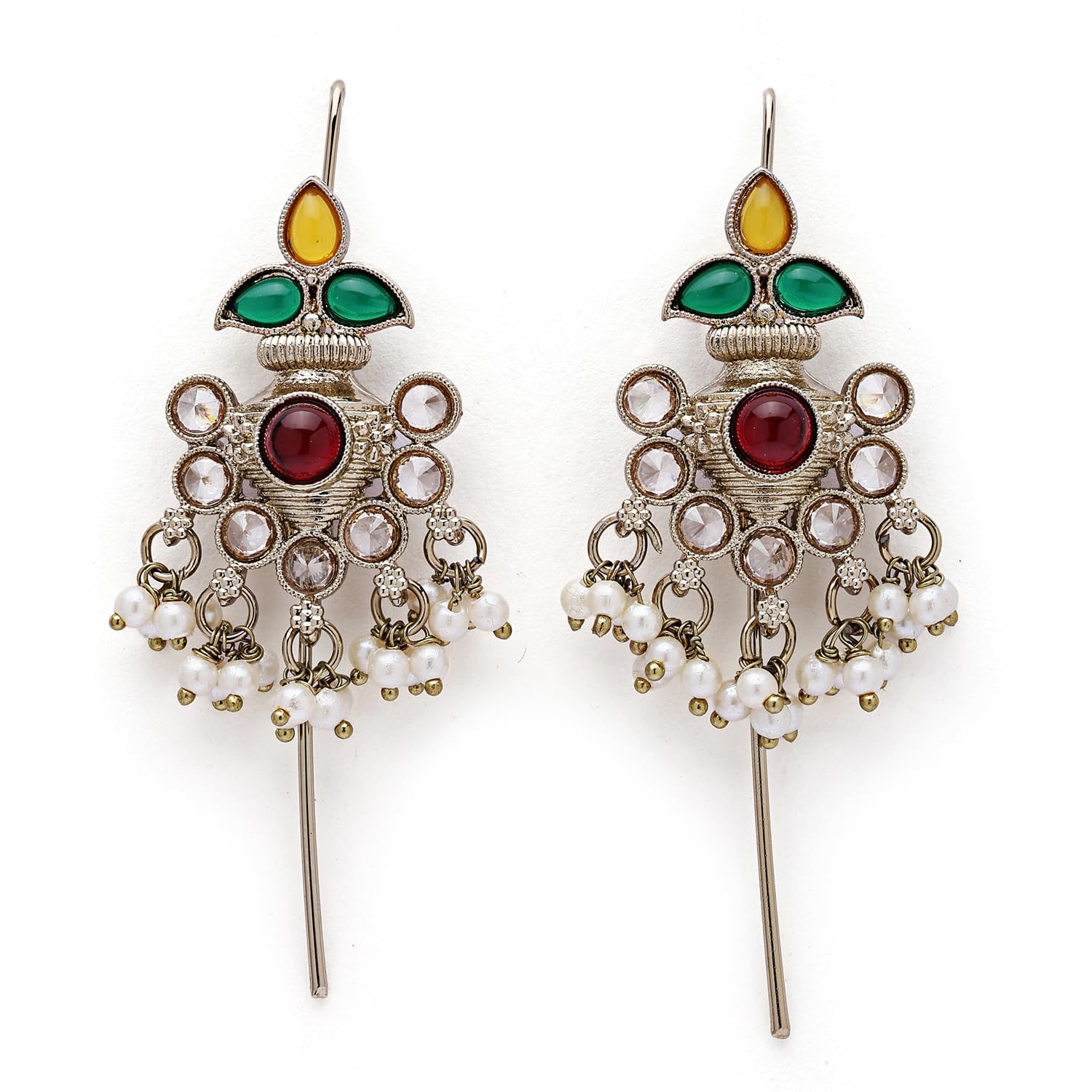 Latest Stylish Traditional Fancy Ear Cuff Earrings for Women (16638er)-image-32
