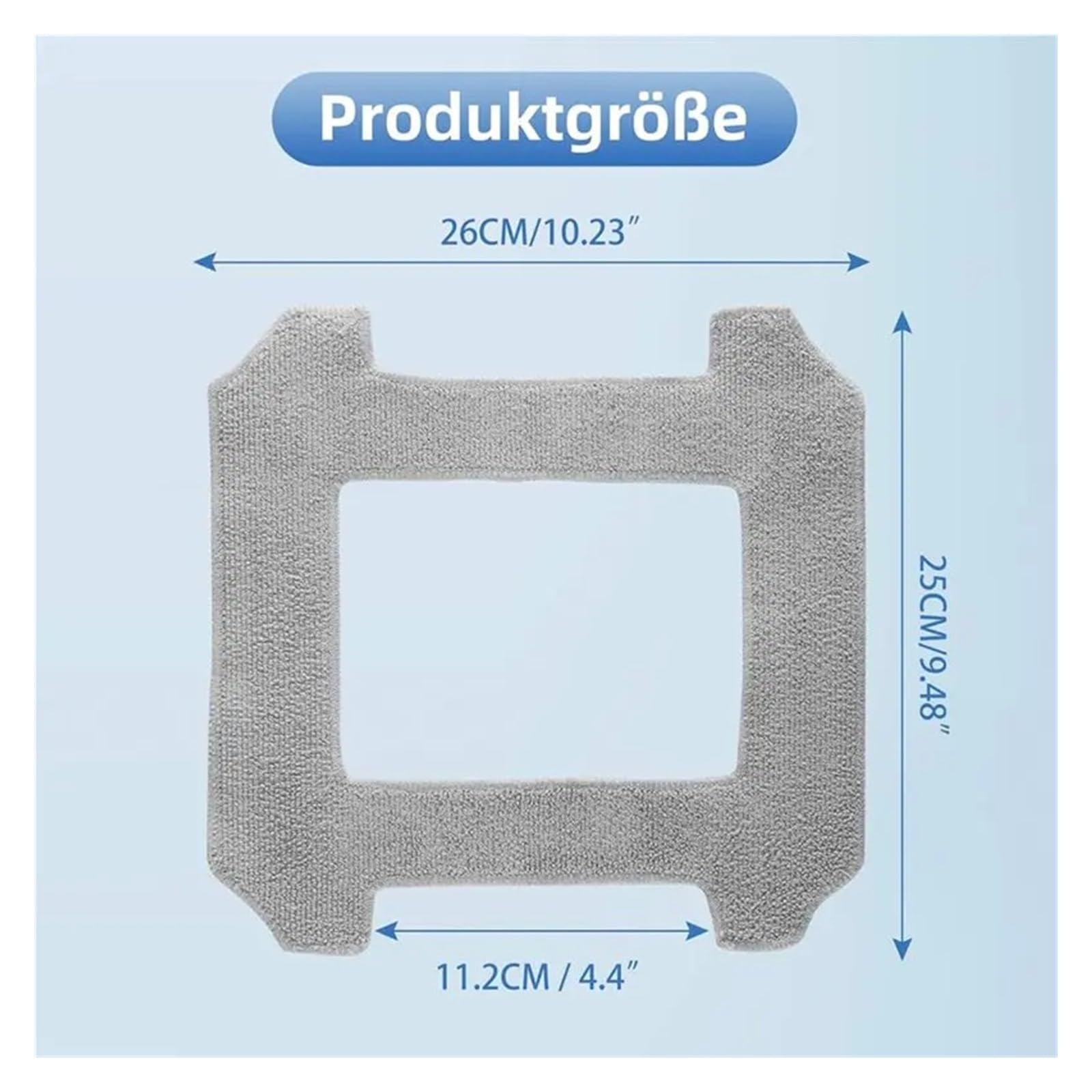 Paño De Limpieza De Microfibra, Compatible Con Ecovacs | Compatible con Ecovacs Winbot W2S/W2S Omni.(Gray 16 pieces)