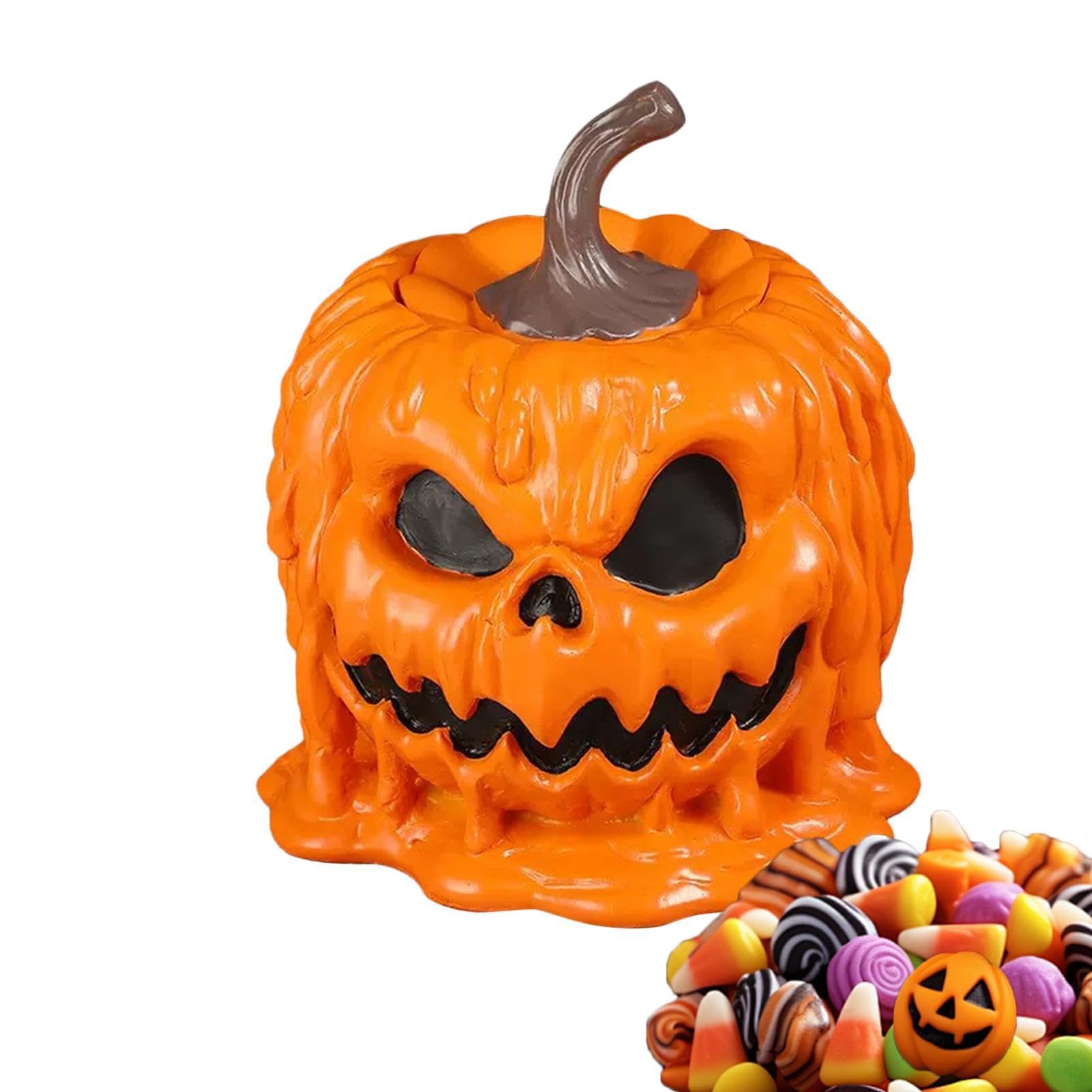 Tarro de calabaza para caramelos y bol organizador decorativo de cocina
