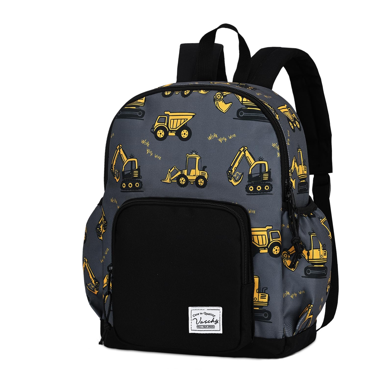 VASCHY Sac à Dos Enfant, Léger Cartable Filles Garcons Primaire Maternelle 4-6 Ans Imperméable Mignon Sac à Dos Fille Garçon pour A4 Dossier Préscolaire Voyage avec Sangle de Poitrine