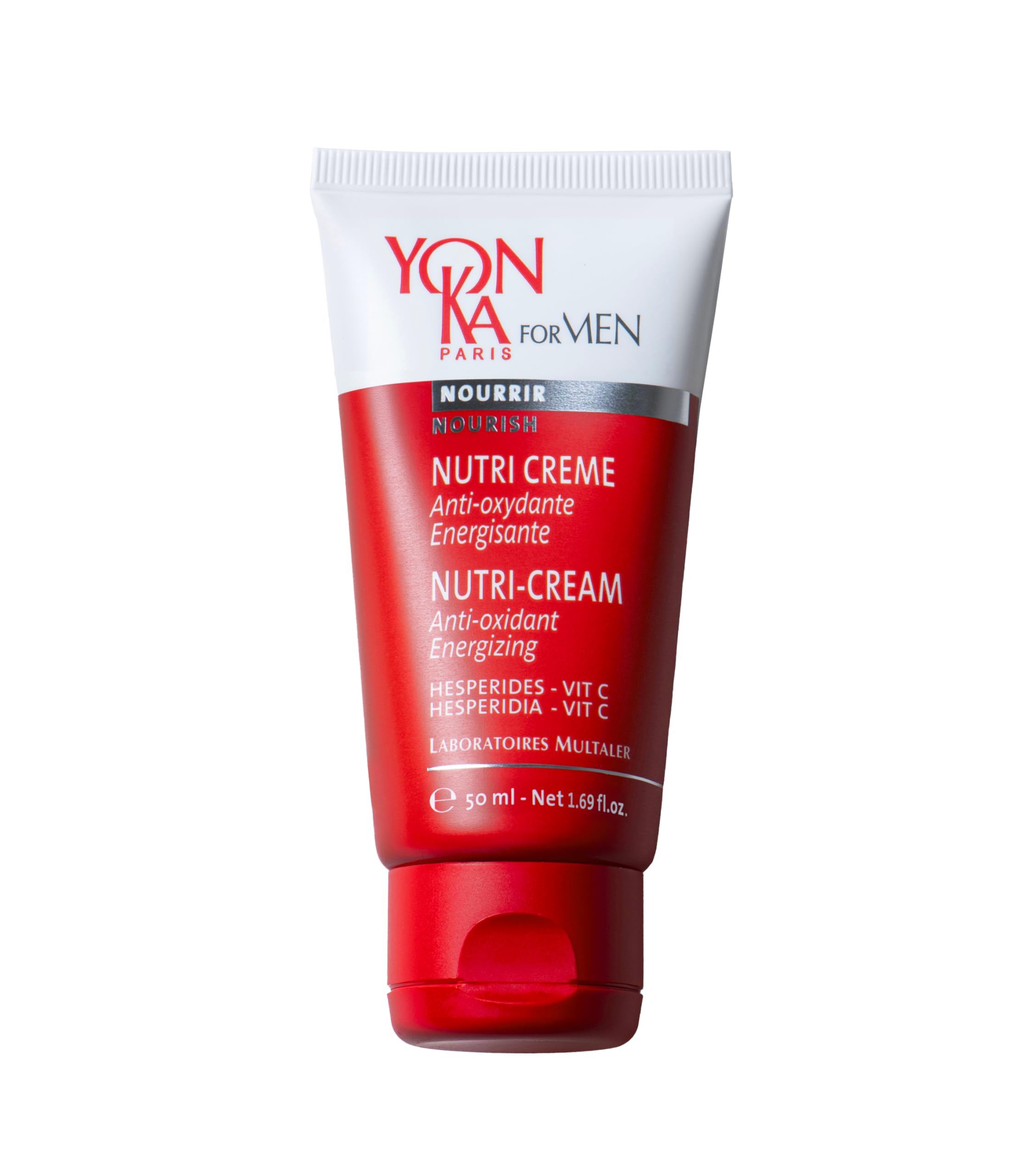 Yonka Crema nutri para hombres 40 ml – multivitaminas crema hidratante revitalizante para la cara – de absorción rápida y sin efecto graso – Fórmula natural con aceite de oliva y vitaminas