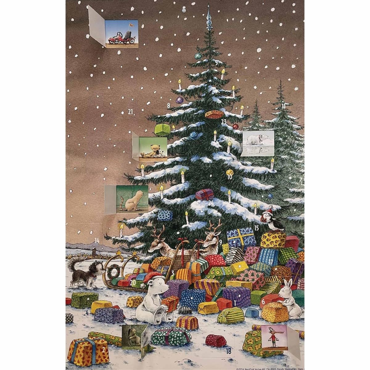Little Polar Bear: Under the Christmas Tree Advent Calendar