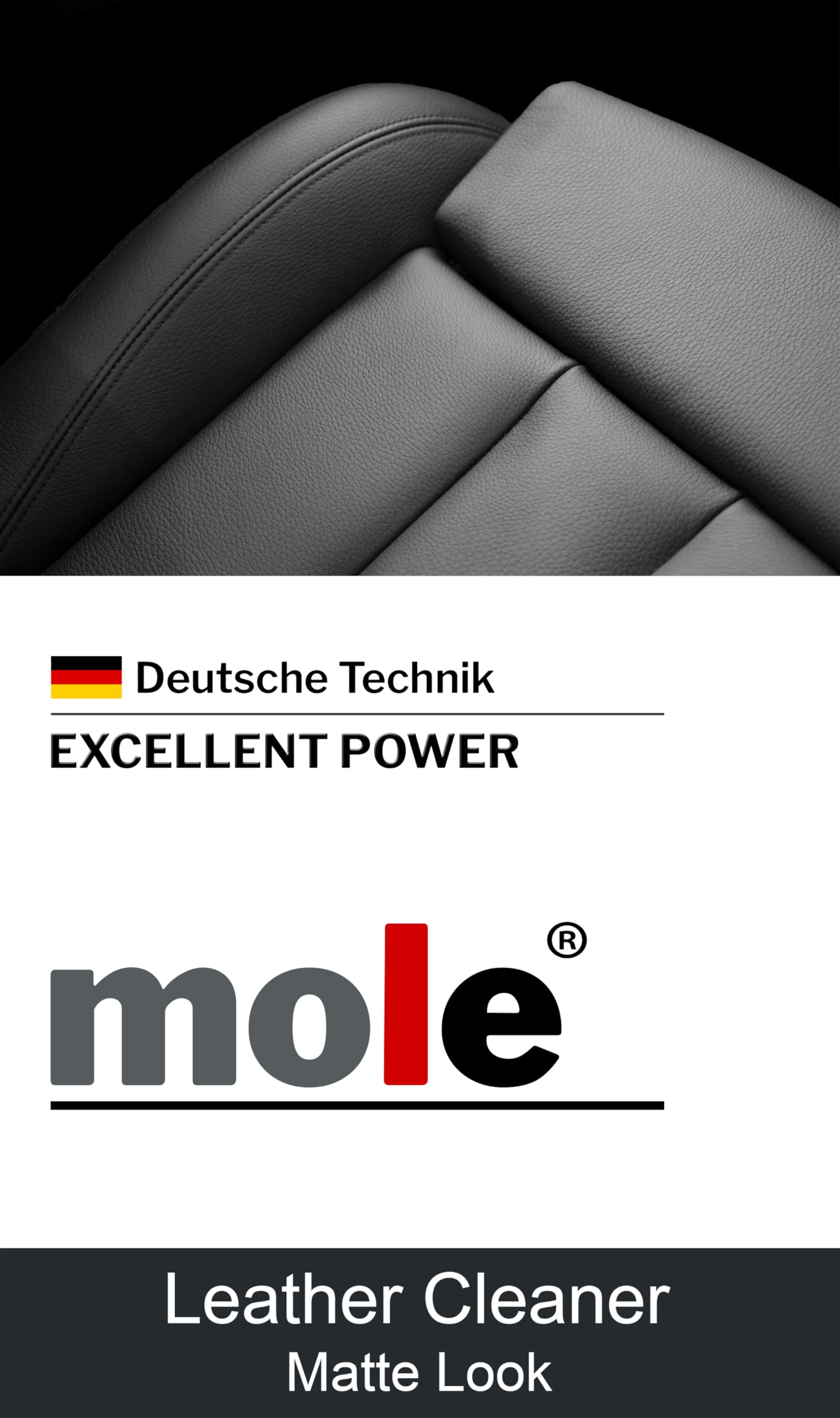 Mole Deri Döşeme Temizleyici 500ml (Mat Görünüm) Leather Cleaner (Matte Look)