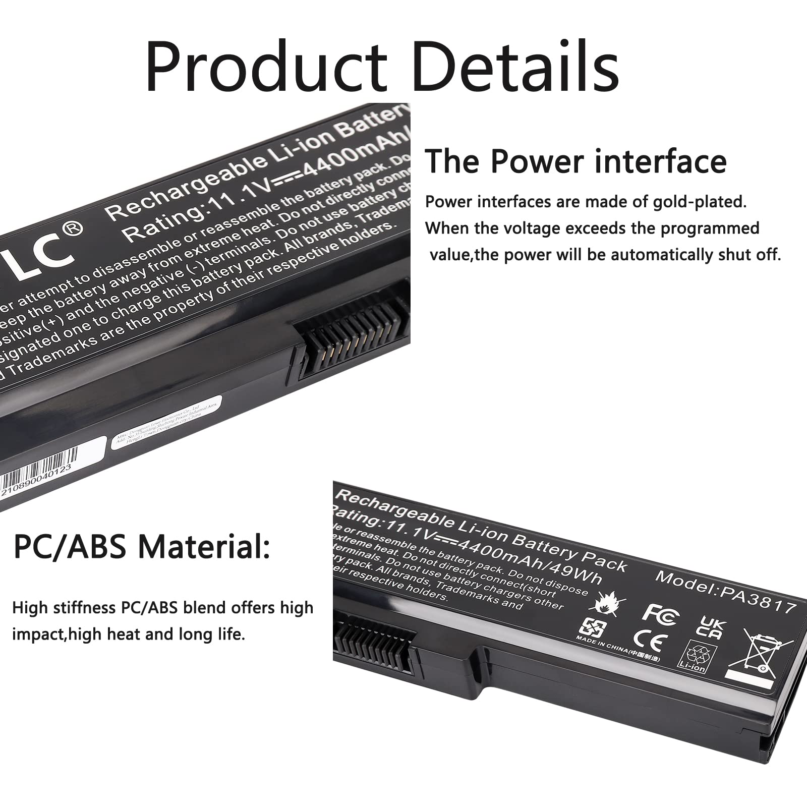 Chargeur Alimentation Pour Toshiba Satellite C670, C660, L775 - Adaptateur Secteur Noir