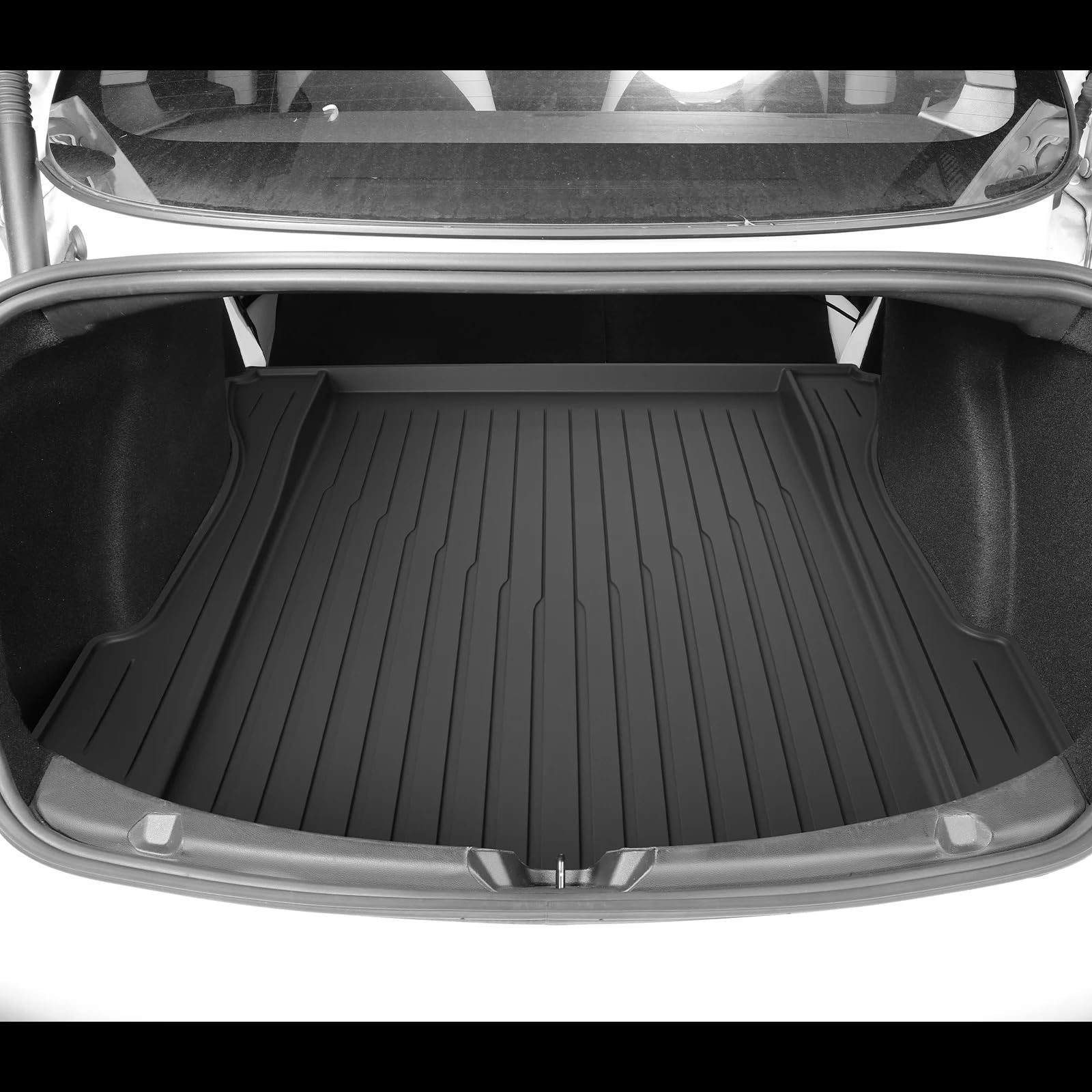 maty samochodowe Pasuje do Tesla Model 3 2021 2022 2023 dywaniki samochodowe mata wyłożenia podłogi bagażnika podkładka(M3 TRUNK 2PCS)