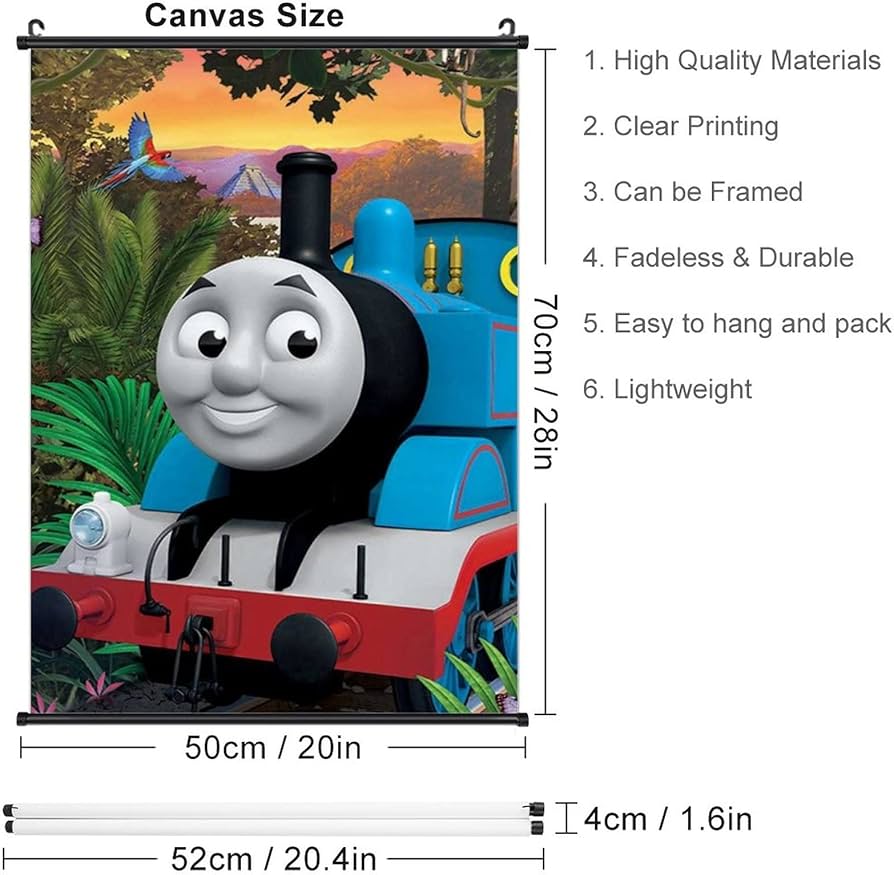 Amazon.co.jp: トーマス 掛ける絵 ポスター 掛け軸壁飾り ステッカー