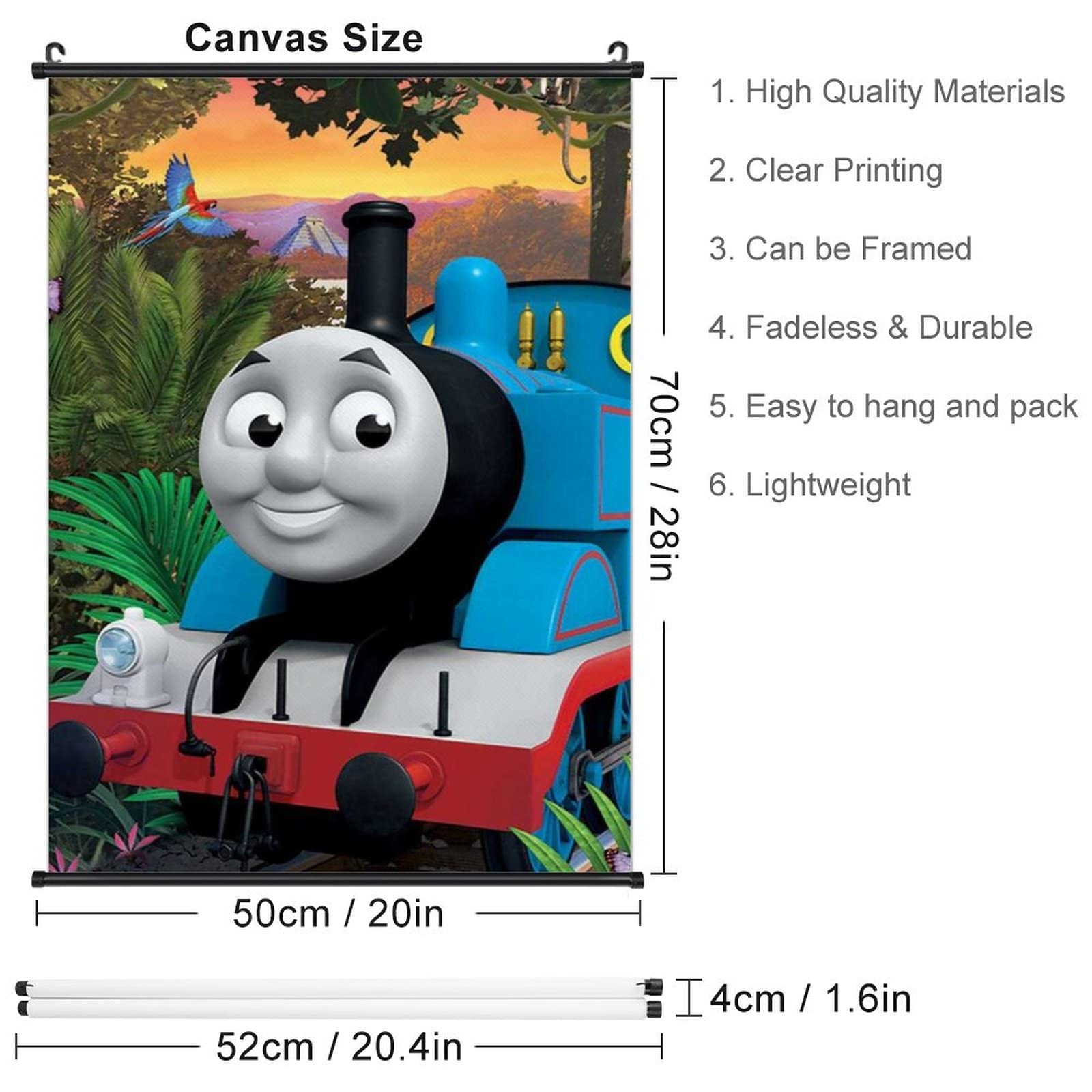 Amazon.co.jp: トーマス 掛ける絵 ポスター 掛け軸壁飾り ステッカー