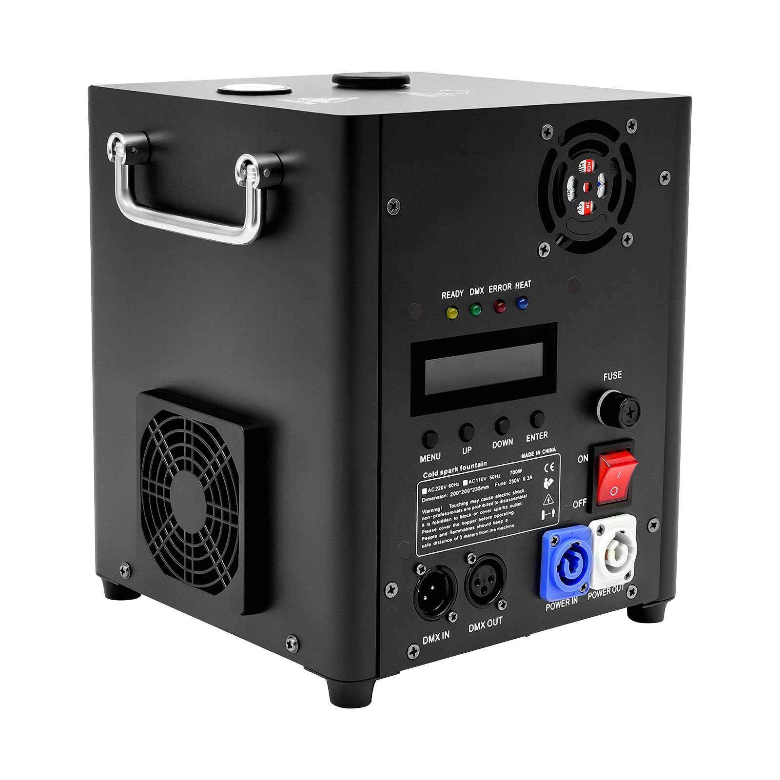 700 W Telecomando Elettronico Sparkler Pirotecnica Macchina Freddo Sparkler Sparkular Sparkler FX Fuochi d'artificio Fase Telecomando Sparkler per Bar Palcoscenico Party
