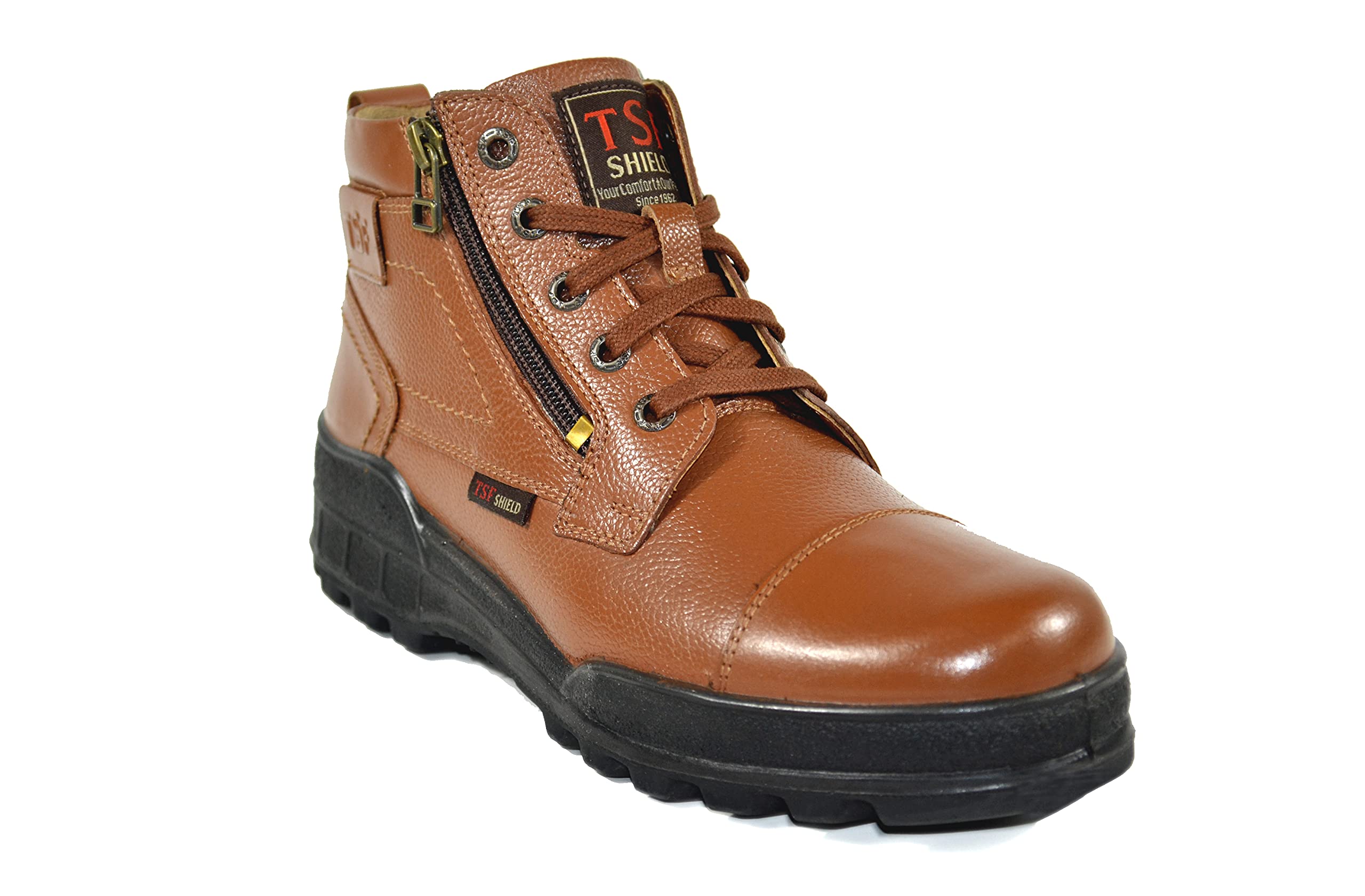 TSF Leather Police Tan Boot for Men (B096VW1ZCC) Amazon Price History, Amazon Price Tracker
