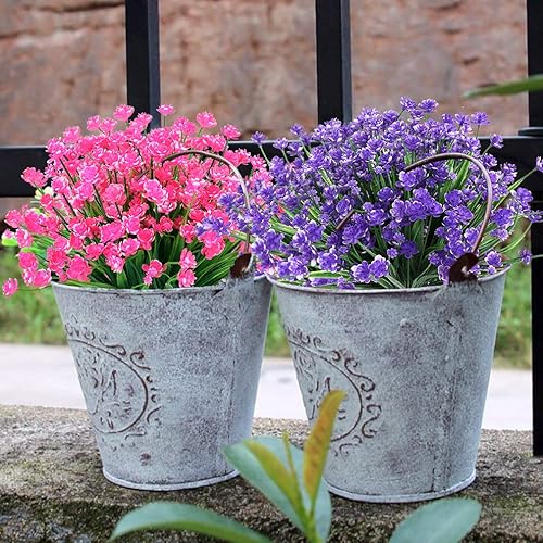 Miniatura 3 de Plantas y flores artificiales para exteriores, resistentes a los rayos UV