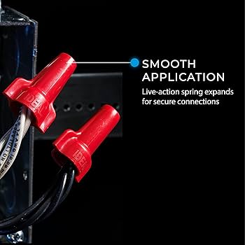 Ideal 30-452 Wing-Nut 452 Wire Connector, Red (Pack of 100