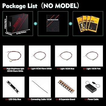 Amazon.com: LocoLee Light kit Compatible with Lego 31172 Record