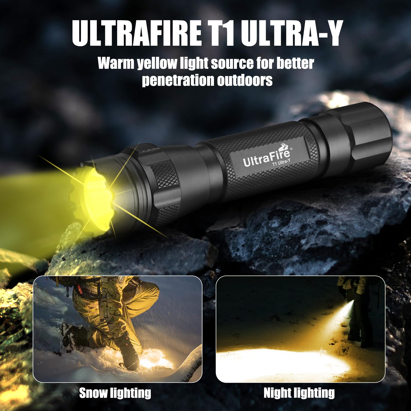 ECOHILUX LEDポーチライト 1000ルーメン2個 Amazon.co.jp: ULTRAFIRE 1000ルーメン シングルモード イエローライト