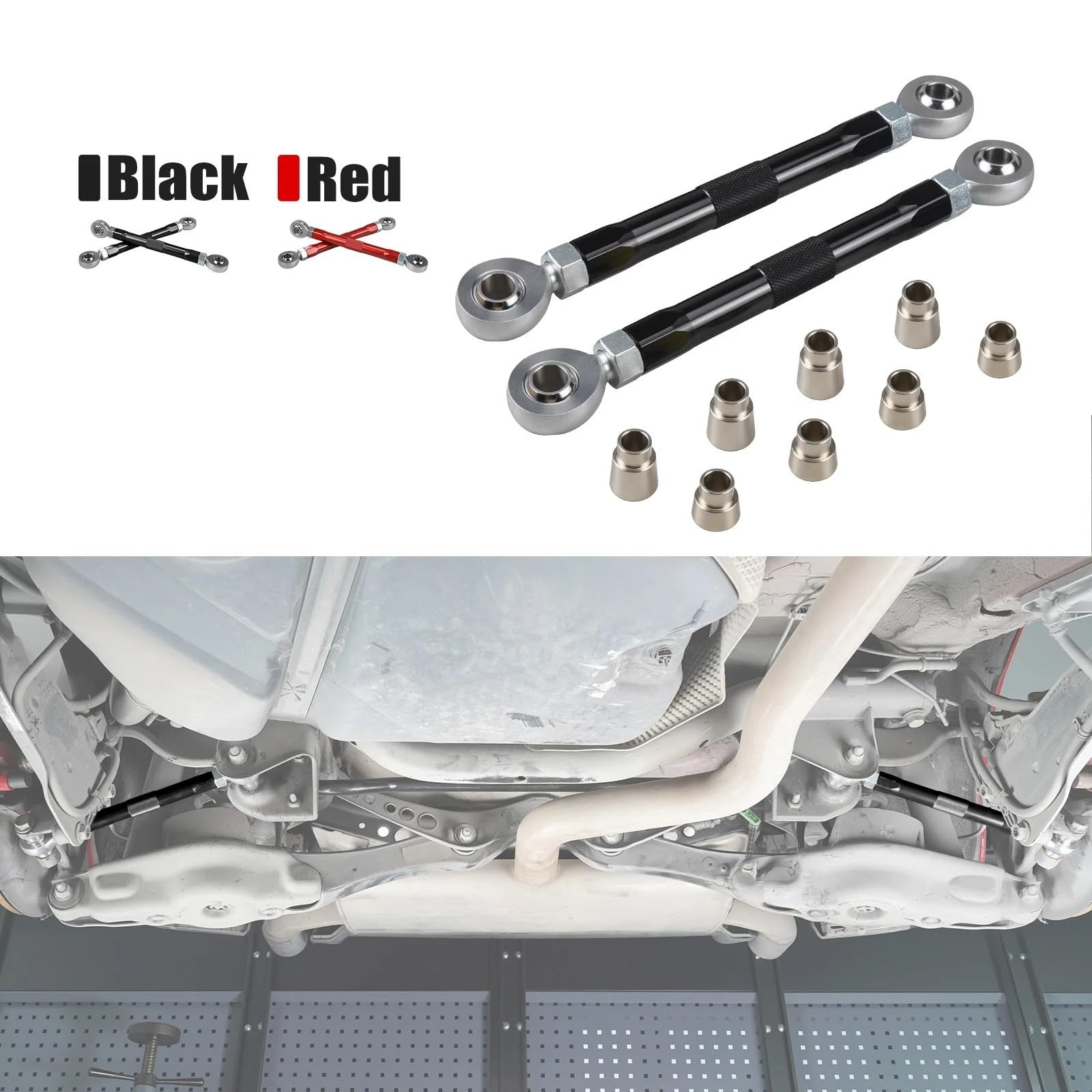 Liens d'orteil arrière réglables, pour VW Golf MK7 GTI R Tiguan MK2 Passat B8 Skoda, Audi A3 8V S3 RS3 Bras de liaison