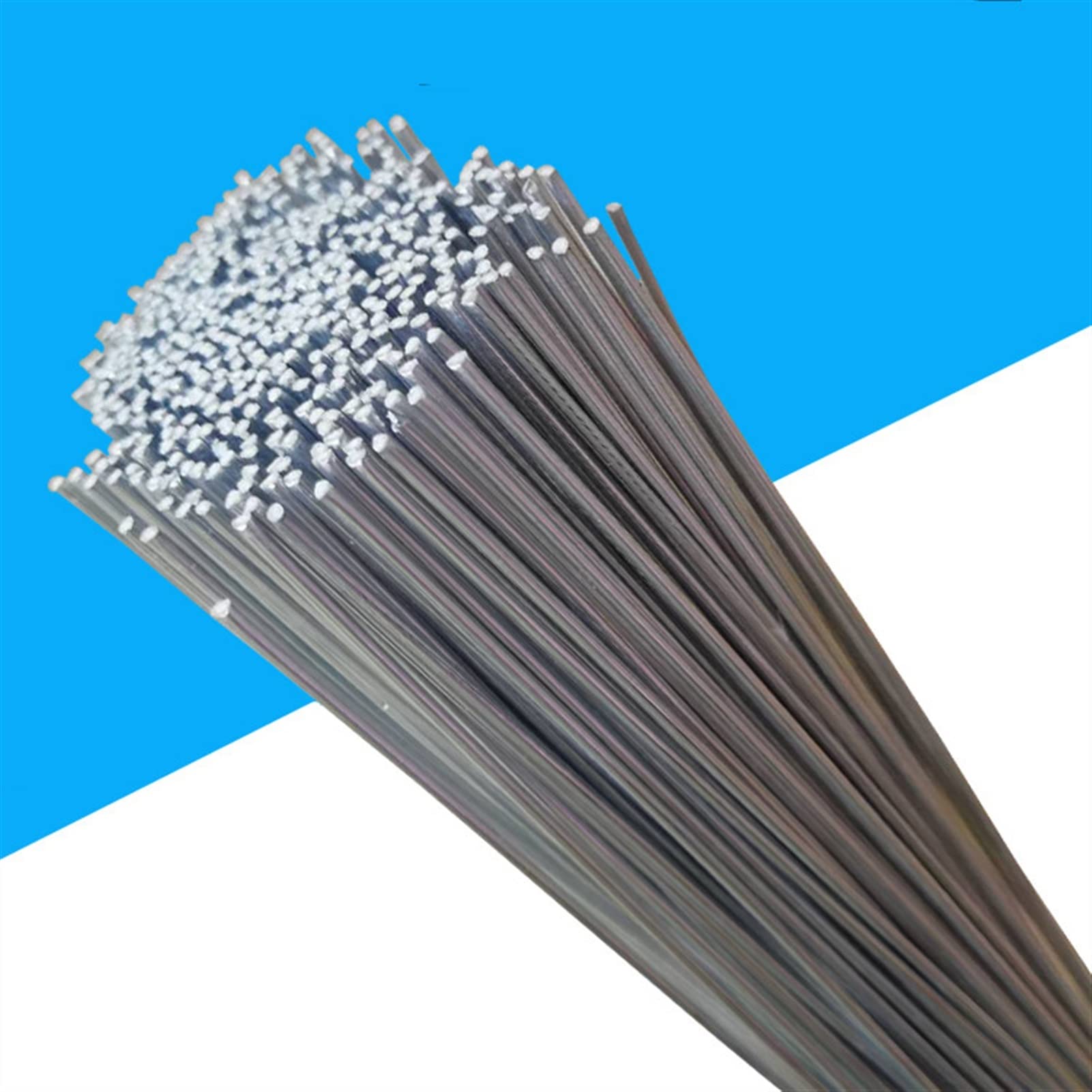 Lnanqing-Accessori per saldatura 500x2.0mm 19.68x0.079 "Aste di saldatura in alluminio riparazione WE.53. Filo di brasatura a bassa temperatura a bassa temperatura di flusso, Non tossico e multiuso