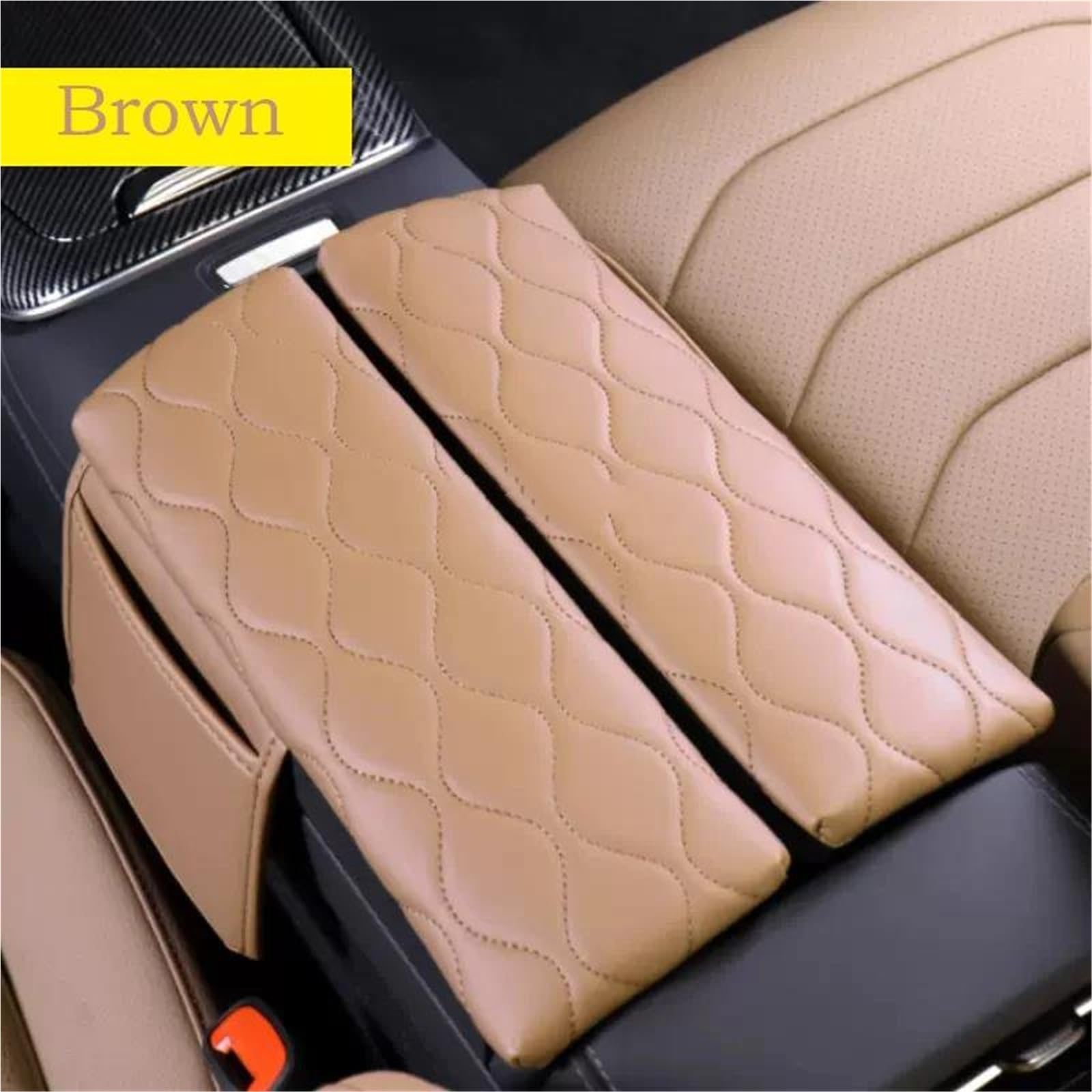 Copri bracciolo per Classe E W214 E260 E300 2024-2025 (marrone)
