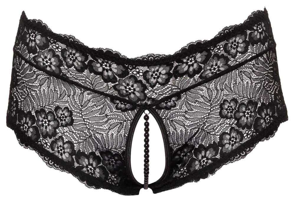 Cottelli Curves Women's Panties w Pearls Black XL