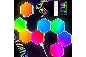 TISOFU Hexagon Lights (8 Pack) LED Wall Panels