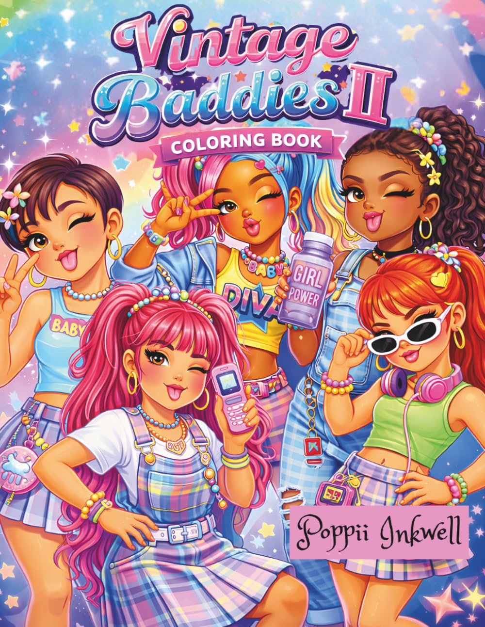 Vintage Baddies II Coloring Book