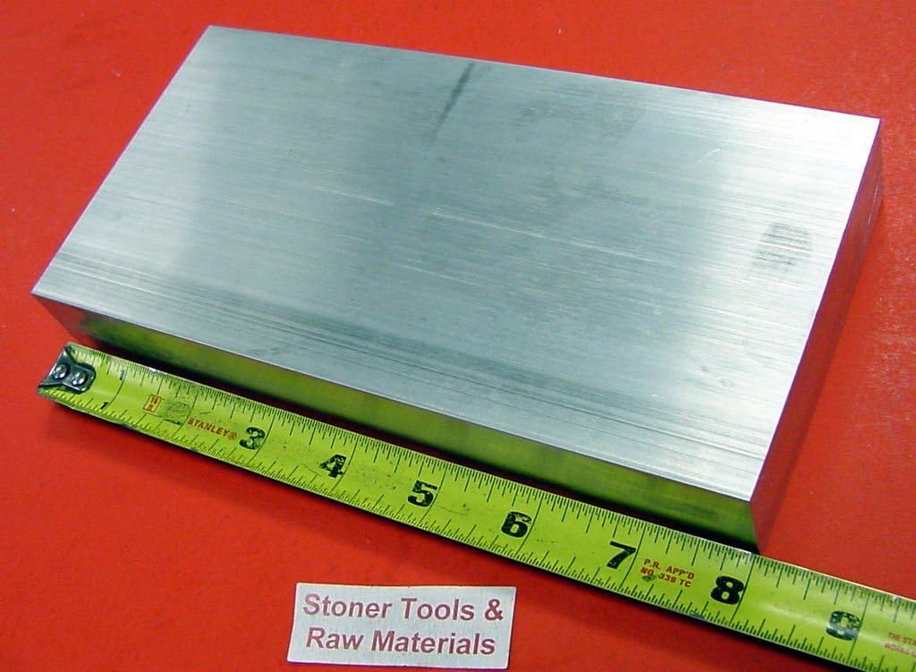 1-1/4" X 4" Aluminum 6061 Flat BAR 8" Long T6511 1.250"x 4.00" Solid Mill Stock