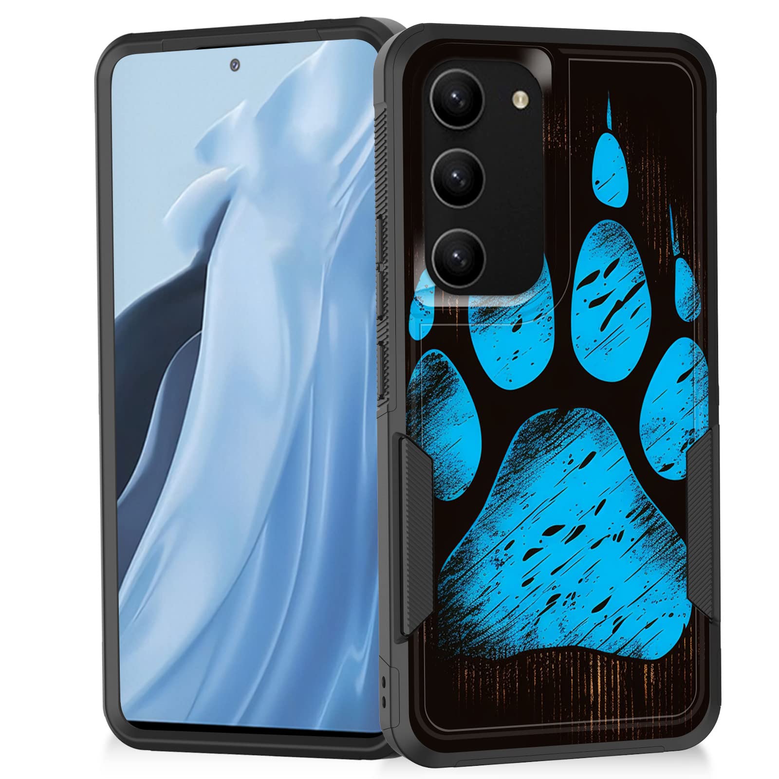 Vobber for Galaxy S23 Case,Heavy Duty Dual Layer Hybrid Hard PC Soft Rubber Shockproof Protective Rugged Bumper Case for Samsung Galaxy S23 5G 6.1''