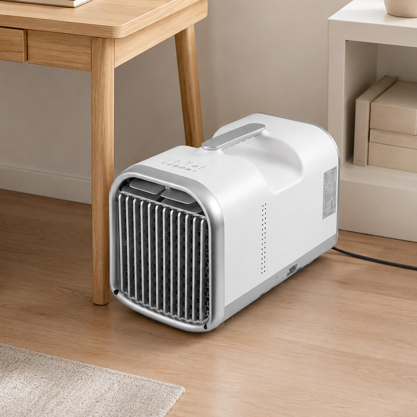 pealiritansemen Portable Air Conditioner with Remote, Compact Compressor AC with Dry, Fan And Sleep Modes, 16–32°C Control, 3 Speeds, Touch Panel And Timer for Tent, RV And Bedroom 1500W