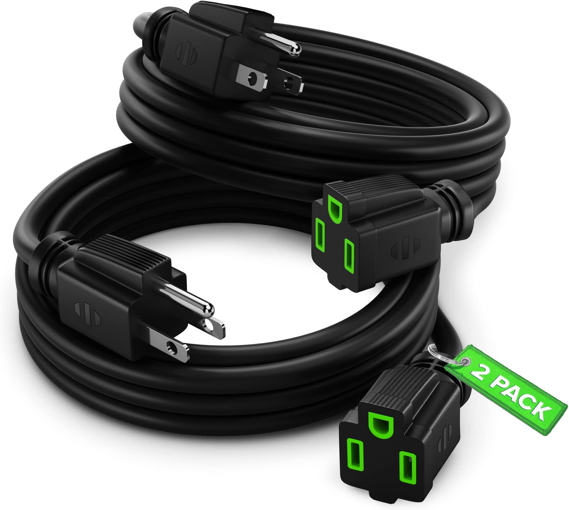 Maximm 6 Inch Extension Cord Heavy Duty Outlet Saver