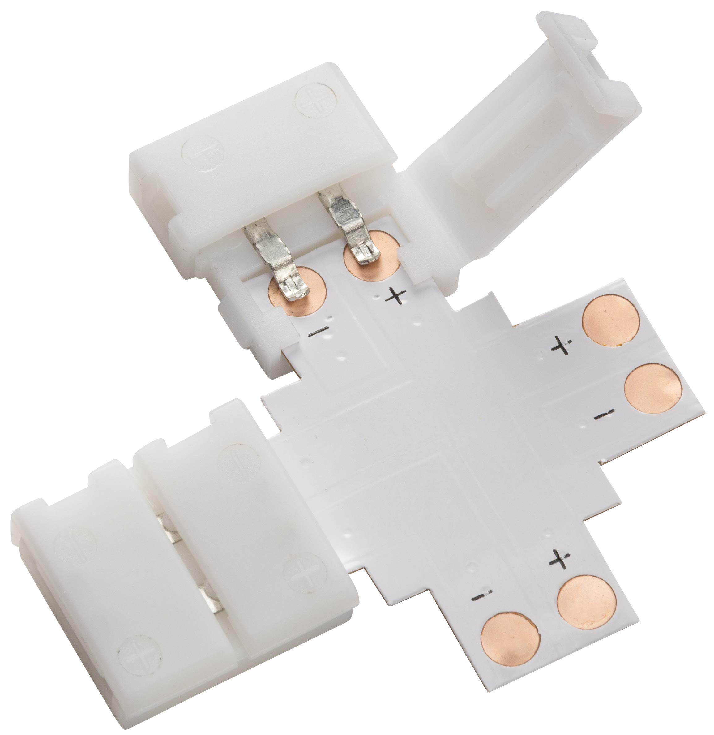 Knightsbridge Nylon/A 12V / 24V Led Flex 4-Way Connector - Single Colour