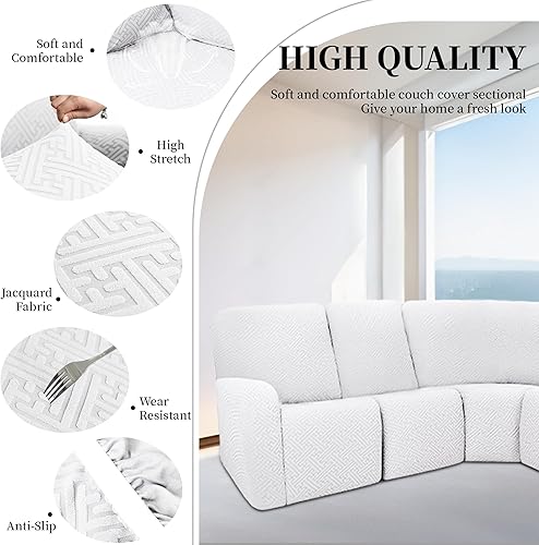 Miniatura 493 de Fundas 100% impermeables para sofá reclinable seccional, fundas para sofá reclinable en forma de L, funda para sofá seccional de esquina en forma de
