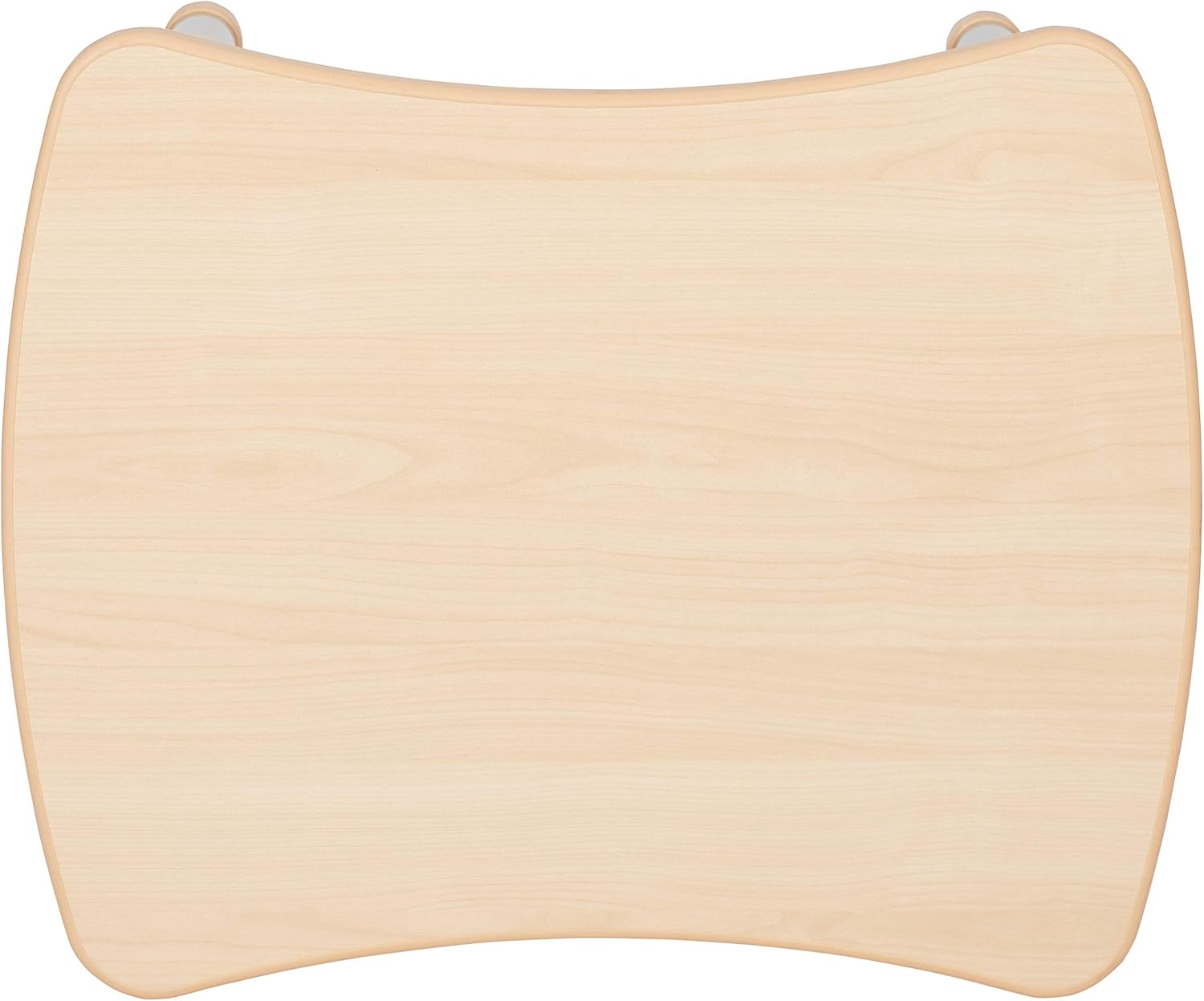 EMMA + OLIVER 21.875" W x 26.625" L Rectangle Natural Plastic Activity Table Set with 2 Chairs