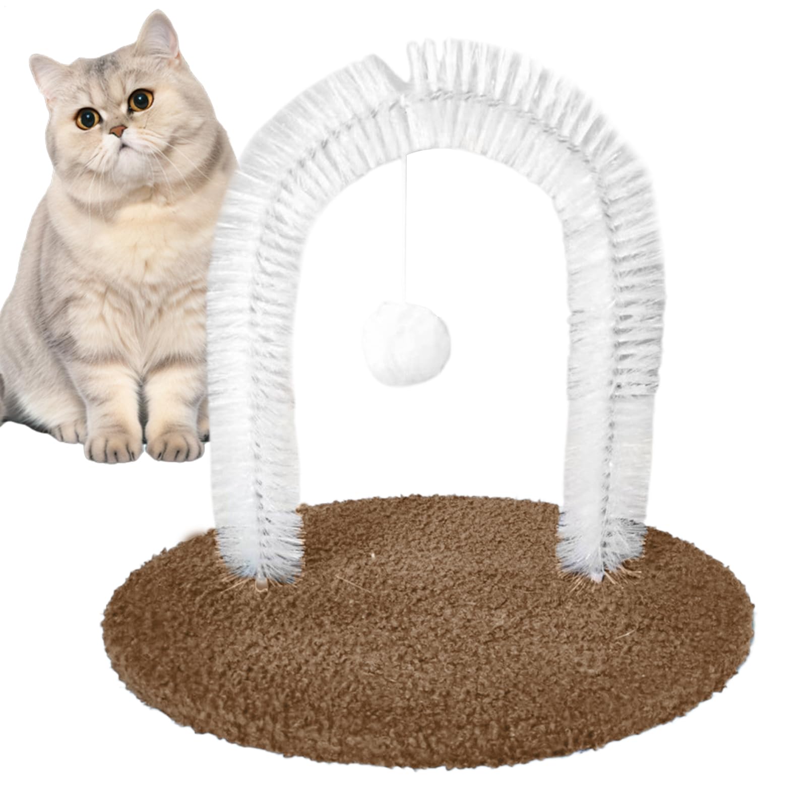 Arche de massage pour chat résolvant les problèmes de poils et griffades - 8