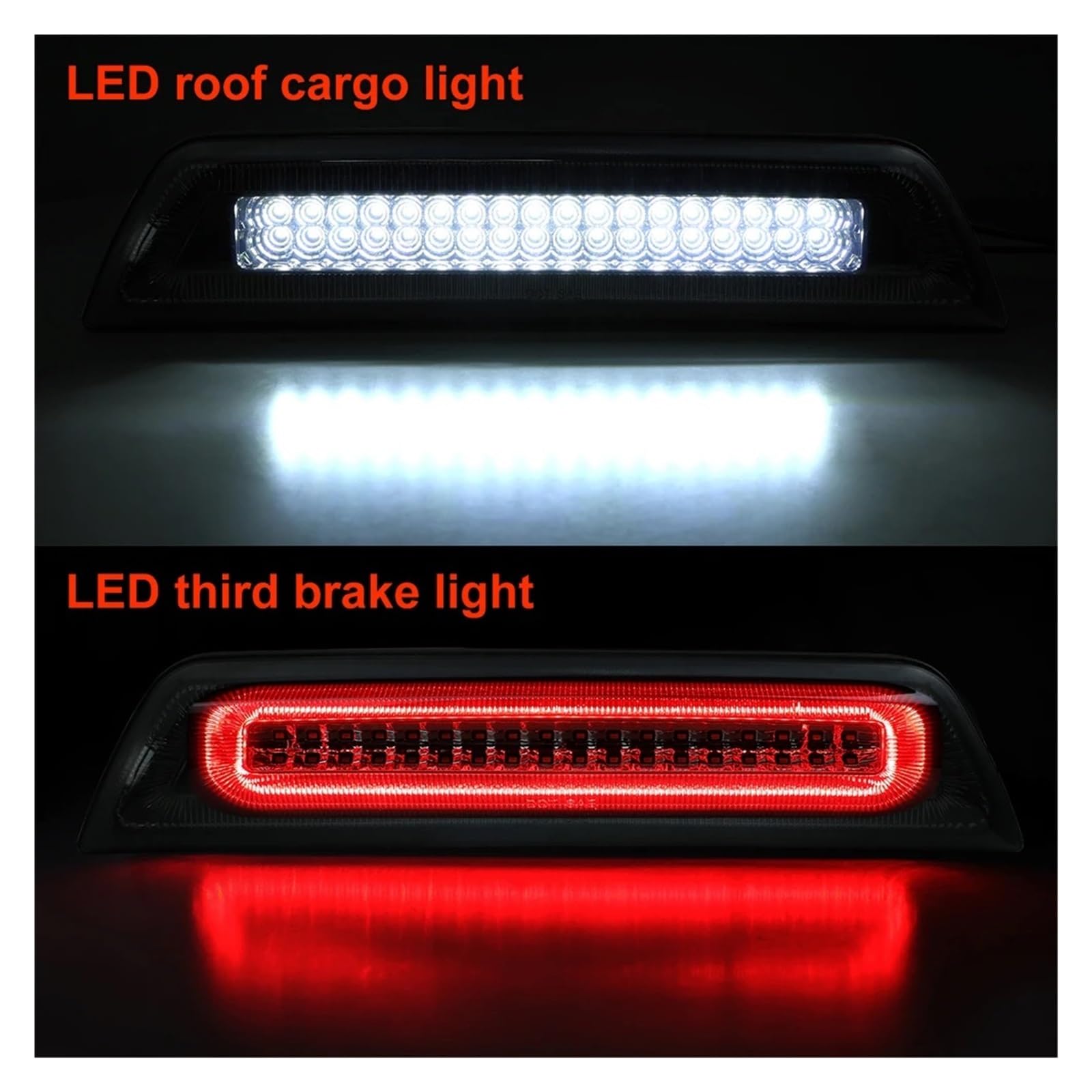 Luce Stop Centrale Alta per Tacoma 2016 2017 2018 2019 2020 2021 2022 Terza Luce Freno Cab Roof Cargo High Mount Lampada Arresto Doppia Perline