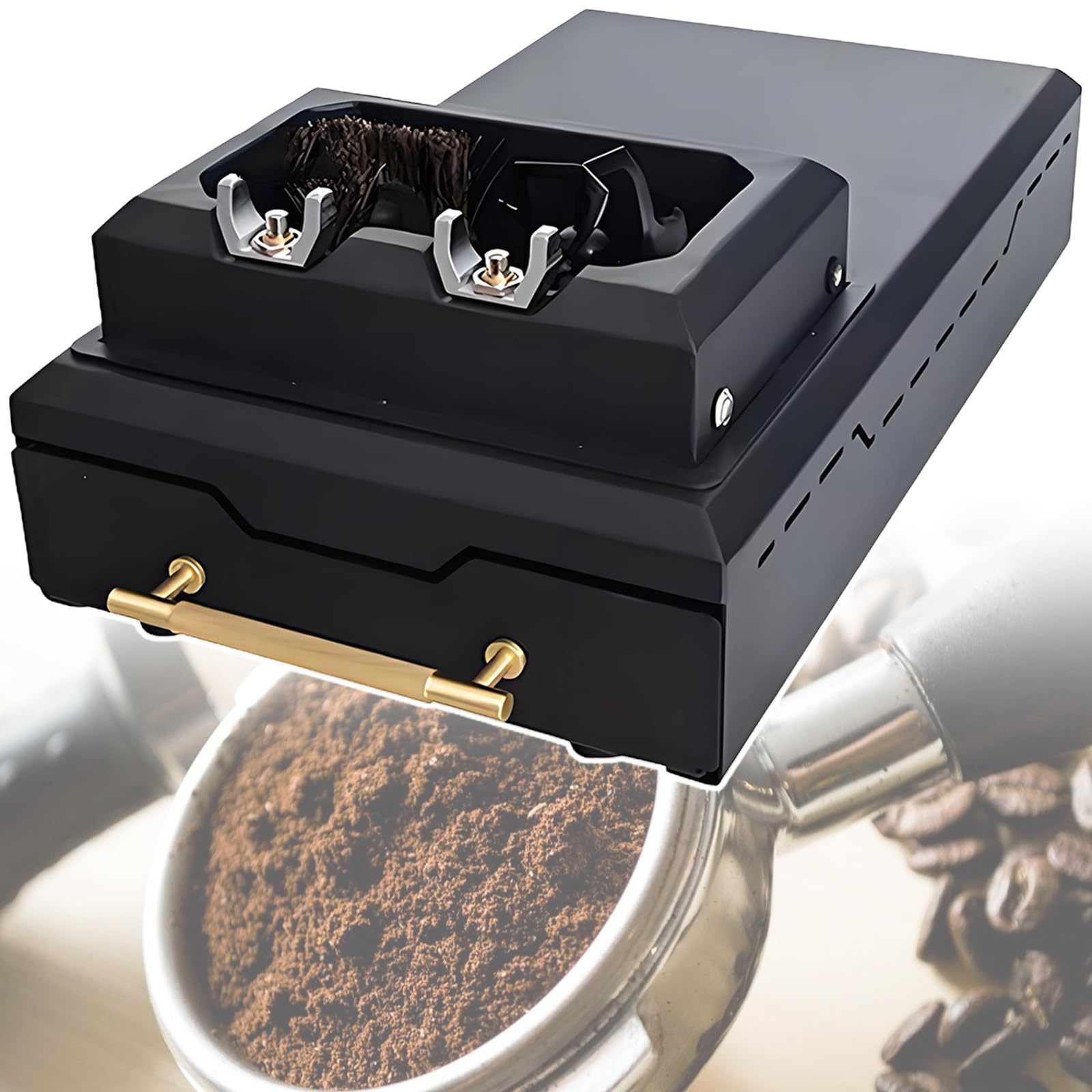 Pulitore Automatico per Dischi da caffè da 300 Giri/Min, per Sala caffè in Ufficio, Lavaggio dei Portafiltri da caffè Espresso di Grande capacità Macchina