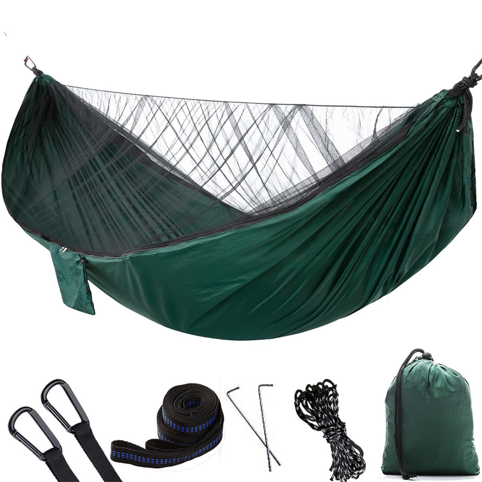 Moskitiera na zewnątrz, Przenośny namiot hamakowy z siatką do biwaku Camp Trekk 290x140CM(1)