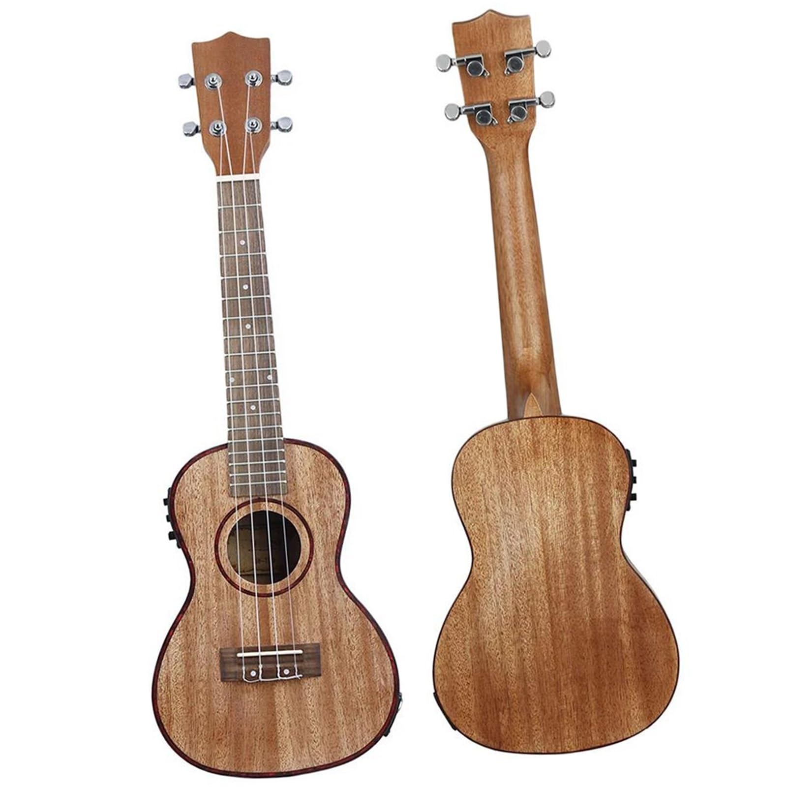 Ukulele Da 23 Pollici 4 Corde Chitarra Hawaiana Sapele Guitarra Con EQ Ukulele Con Set Di Borse