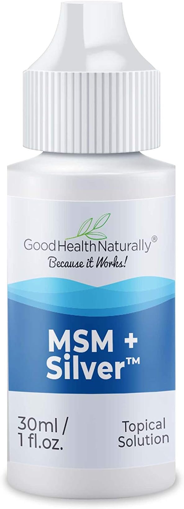 MSM + Silver Drops for Eyes and Ears 30 ml for Tissue Repair & Lessen