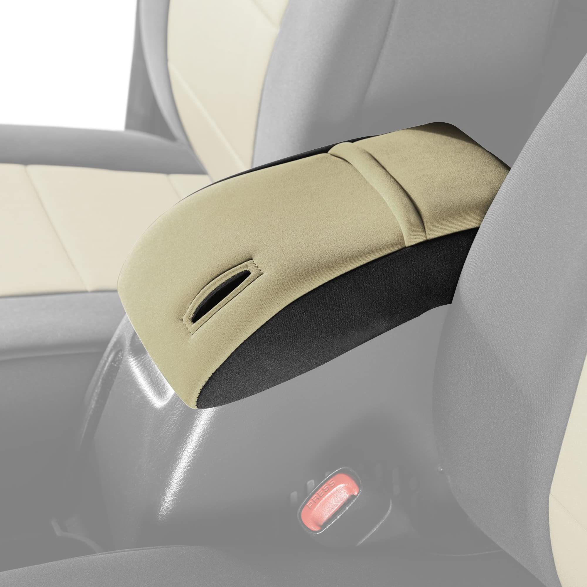 Diver Down Neoprene Center Console Cover - Fits Jeep 1997-2006 TJ Wrangler - Cushioned Armrest Cover - Doesn't Burn Your Elbow - Tight Custom Fit -