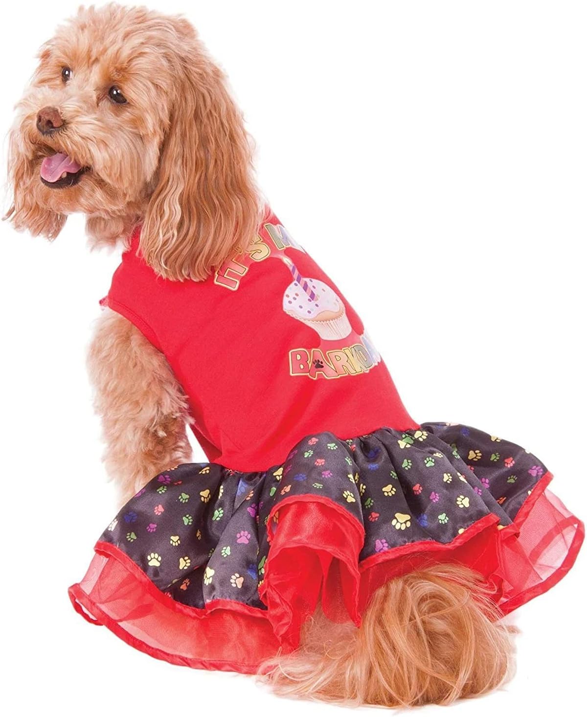 Rubie's 580682_S Barkday Pet Tutu Dress, Small, Multicolor