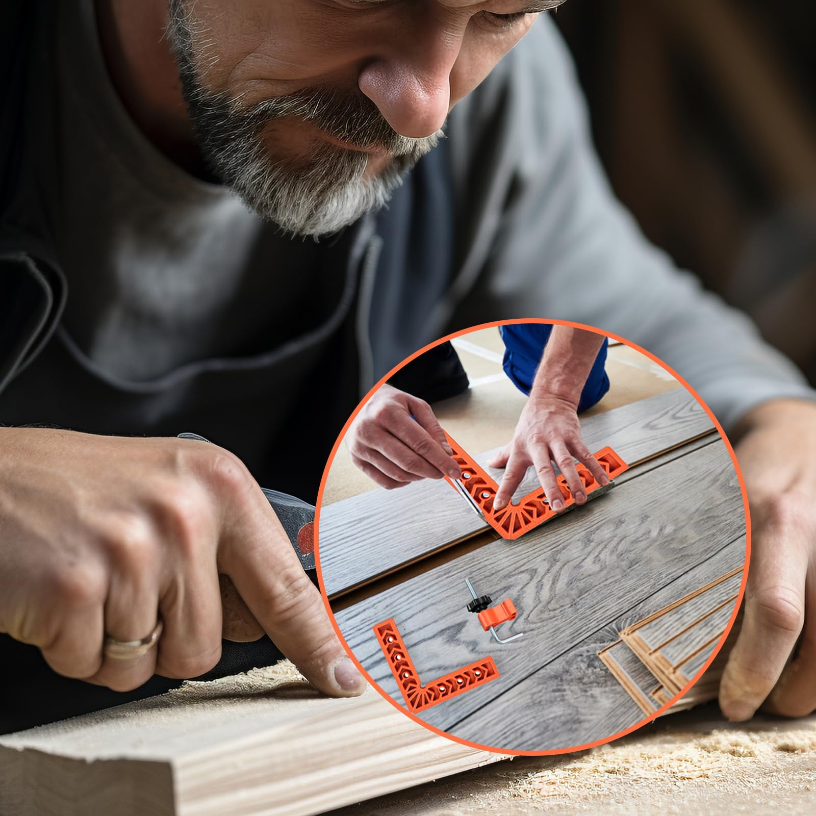 90 Degree Jig, Positioning Square Square Jig Sleeve Woodworking