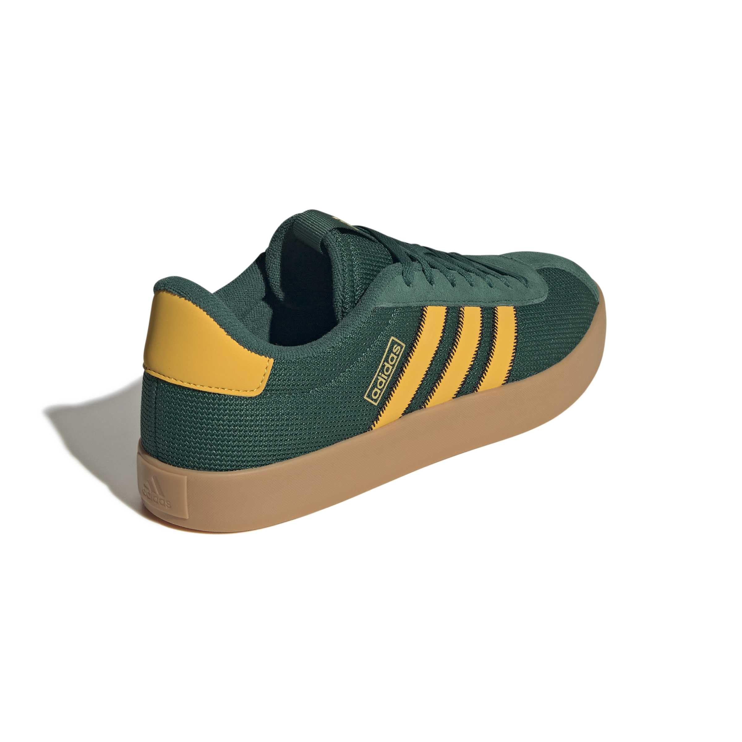 adidas Hombre VL Court 3.0 Shoes, Collegiate Green/preloved Yellow/Gold Met., 44 EU