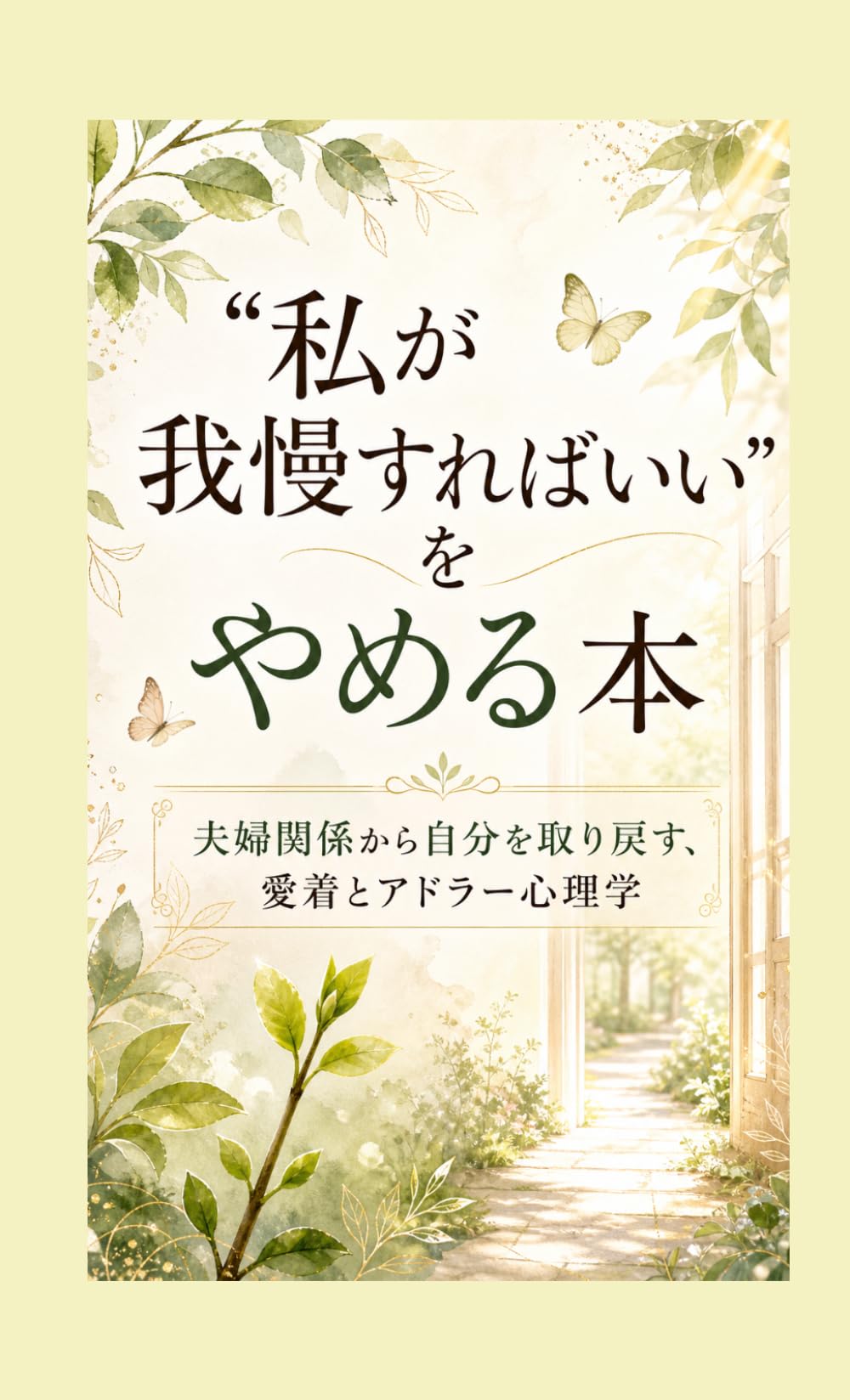 "私が我慢すればいい”をやめる本: 夫婦関係から自分を取り戻す、愛着とアドラー心理学