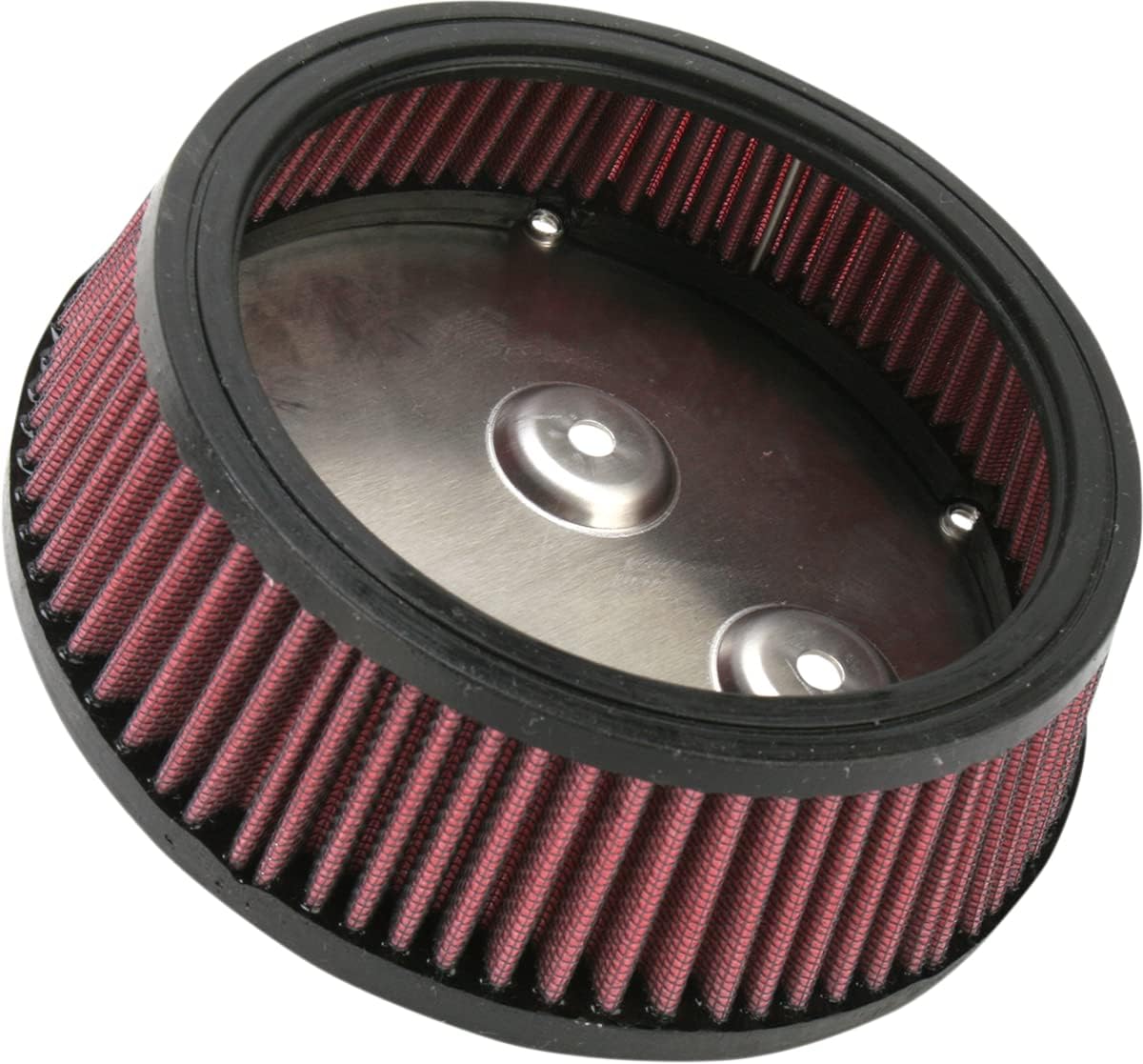 Arlen Ness Team-Ness Big Sucker Stage 1 Replacement Air Filter for 1999-2001 Ha - Red Filter Material