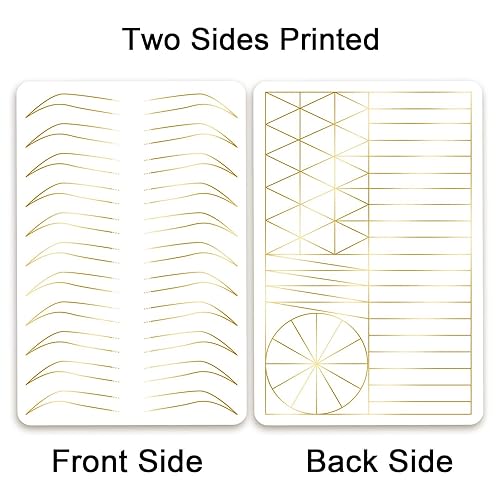 Miniatura 8 de 3 piezas gruesas de dos lados Microblading Practice Silicon Skin Perfecto para maquillaje permanente y microblading Nano cejas ombre ceja práctica