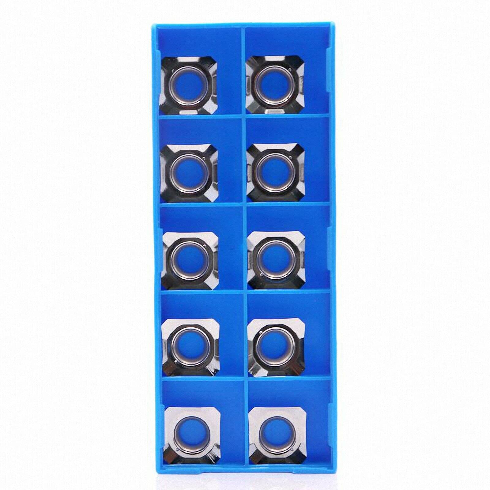 10 Stück SEHT1204AFFN-X83 H01 / SEHT43AFFN-X83 H01 Hartmetalleinsätze für Aluminium