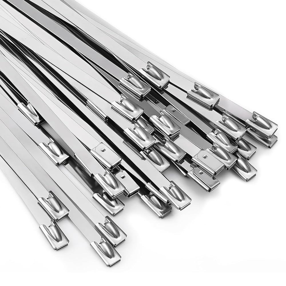 tie様 Amazon.com: Metal Zip Ties 11.8 inch 100pcs 304Stainless