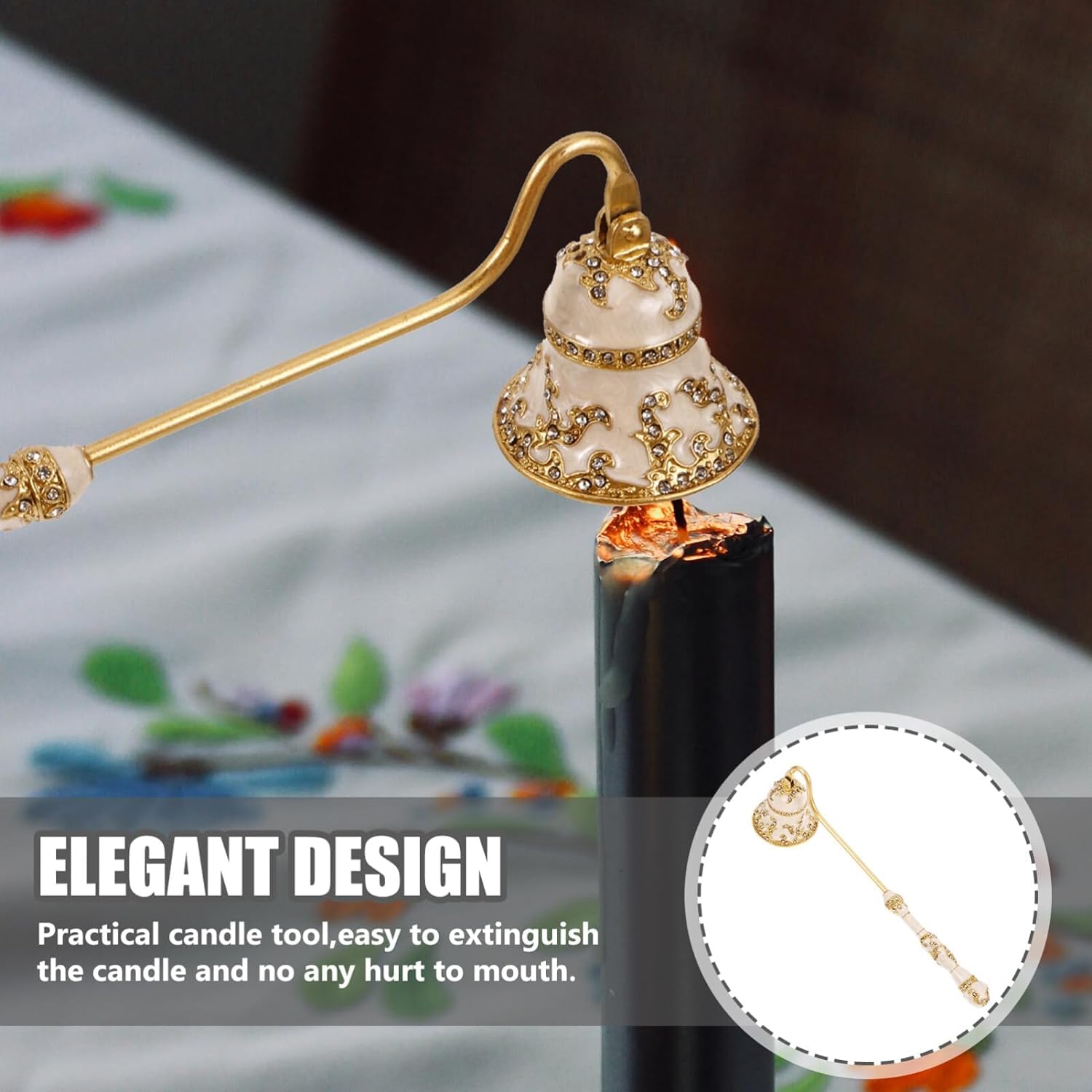 Set 2 Portacandele In Vetro Trasparente Senza Fondo - Diametro 8.5 Cm, Altezza 15.2 Cm | Per Candele Antivento E Decorazioni - Foto 6