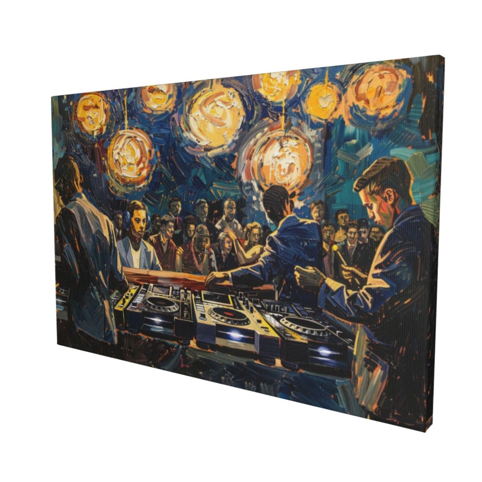 Amazon.com: MA6GE8DE Music Carnival Party & Dj Canvas Frameless