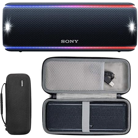 Amazon Com Sony Srs Xb31 Portable Bluetooth Speaker Black With Hard Shell Carrying Case Electronics